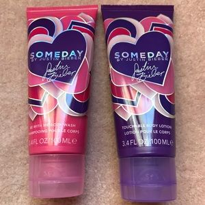 NEW Justin Bieber Someday Body Lotion & Body Wash